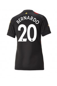 Fotbalové Dres Manchester City Bernardo Silva #20 Dámské Venkovní Oblečení 2022-23 Krátký Rukáv
